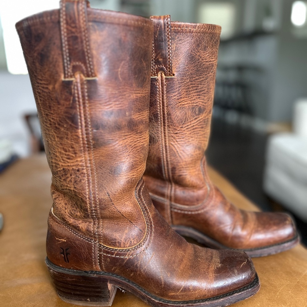 Frye Brown Leather Boots